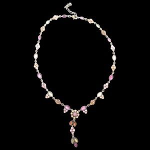 Beaded Necklace 15” Drop Fashion Jewelry Super Cute